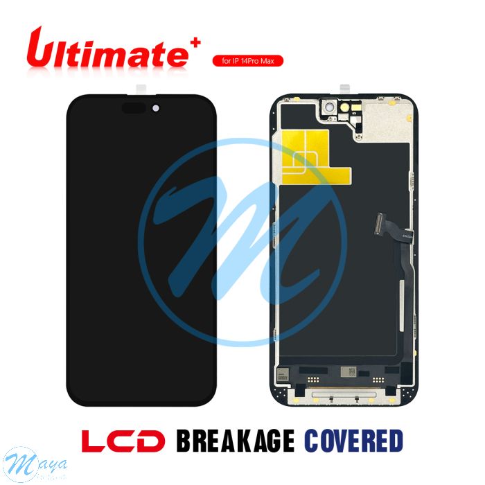 iPhone 14 Pro Max (Ultimate Plus Hard OLED) Replacement Part - Black (IC Chip Transfer Compatible)