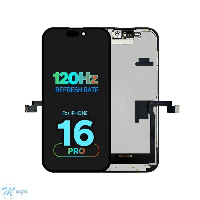 iPhone 16 Pro (FHD Incell) Replacement Part - Black 120HZ