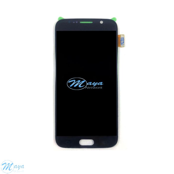 (Refurbished) Samsung S6  without Frame Replacement Part - Blue (NO LOGO)