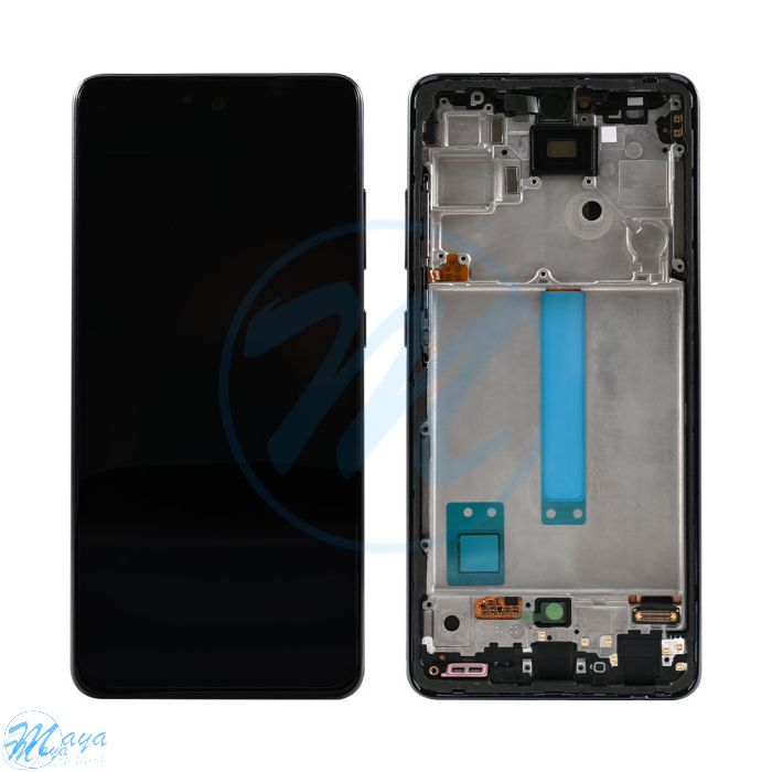Samsung A52 4G (2021) A545 / A52 5G (2021) A526 / A52S 5G (2021) A528 Incell (with Frame) Replacement Part - Awesome Black