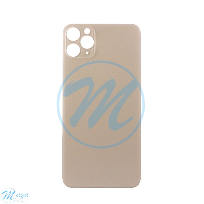 iPhone 11 Pro Max (Big Hole) Back Cover - Gold (NO LOGO)