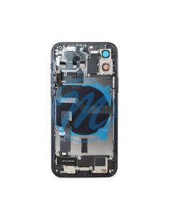iPhone 12 Back Housing with Small Parts - Black (NO LOGO)