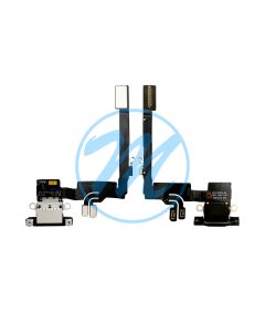 iPhone 16 Pro Charging Port with Flex Cable Replacement Part - Black Titanium