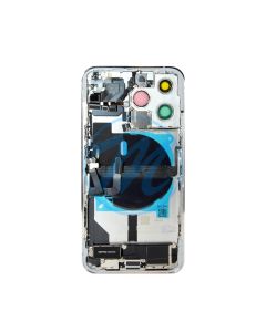 iPhone 13 Pro Back Housing with Small Parts - Silver (NO LOGO)