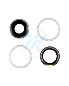 iPhone 11 Rear Camera Cover and Lens Replacement Part - White