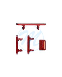 iPhone 12 Power Button, Volume Button, and Mute Switch - Red