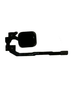 iPhone 5S Home Button and Flex Cable Ribbon with Fingerprint Recognition Replacement Part -Black