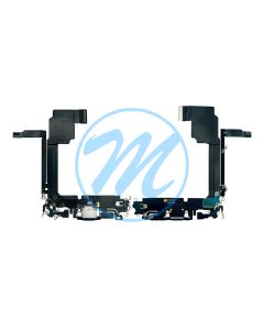 iPhone 15 Pro Max Charging Port with Flex Cable Replacement Part - Blue Titanium
