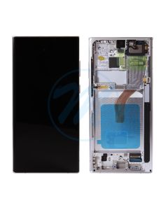 (Generic) Samsung S22 Ultra 5G (with Frame) Replacement Part - Phantom White