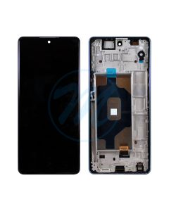 LG Stylo 6/K71 LCD (with Frame) Replacement Part - Blue
