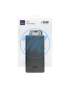 WiWU Slim Power Bank USB Type A and Type C Ports