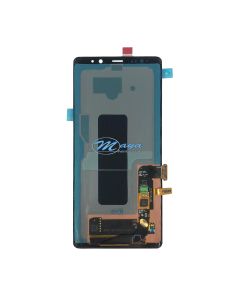 (Refurbished) Samsung Note 8 without Frame Replacement Part - Black